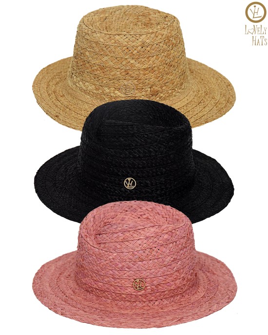 ΚΑΠΕΛΟ RAFFIA ΜΕ ΣΗΜΑ