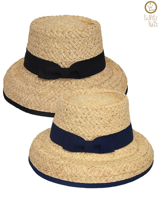 ΚΑΠΕΛΟ RAFFIA ΜΕ ΚΟΡΔΕΛΑ