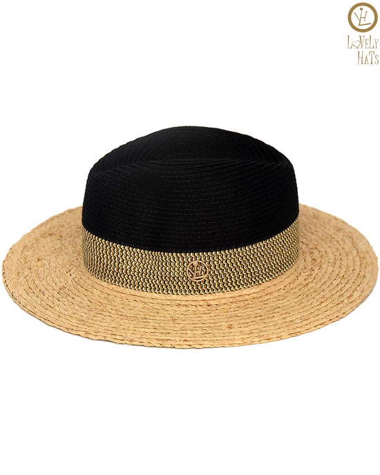 ΚΑΠΕΛΟ RAFFIA ΔΙΧΡΩΜΟ