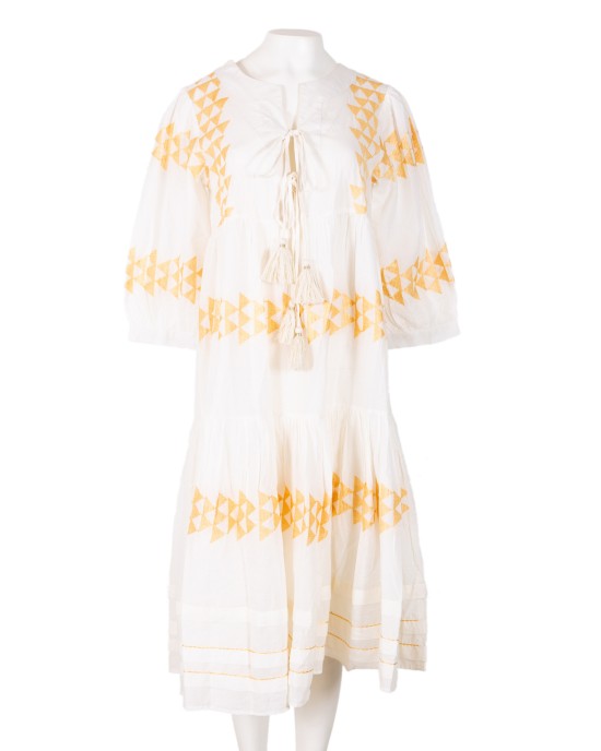 ΚΑΦΤΑΝΙ TRIANGLES  EMBROIDERY (OFFWHITE)