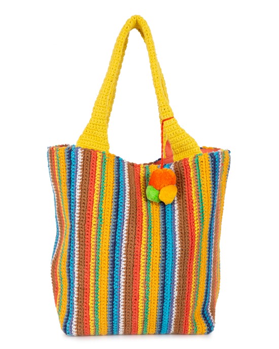 ΤΣΑΝΤΑ ΠΛΕΚΤΗ MULTI STRIPES
