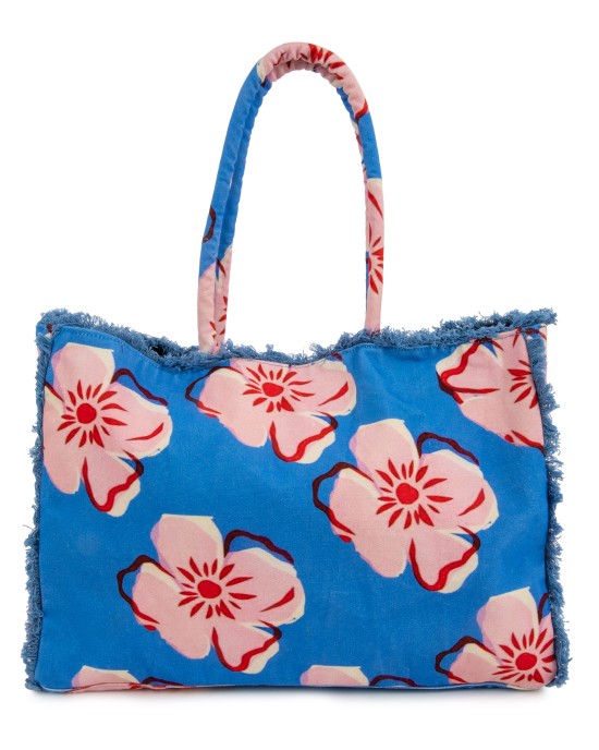 ΤΣΑΝΤΑ BLUE-PINK DAISYS
