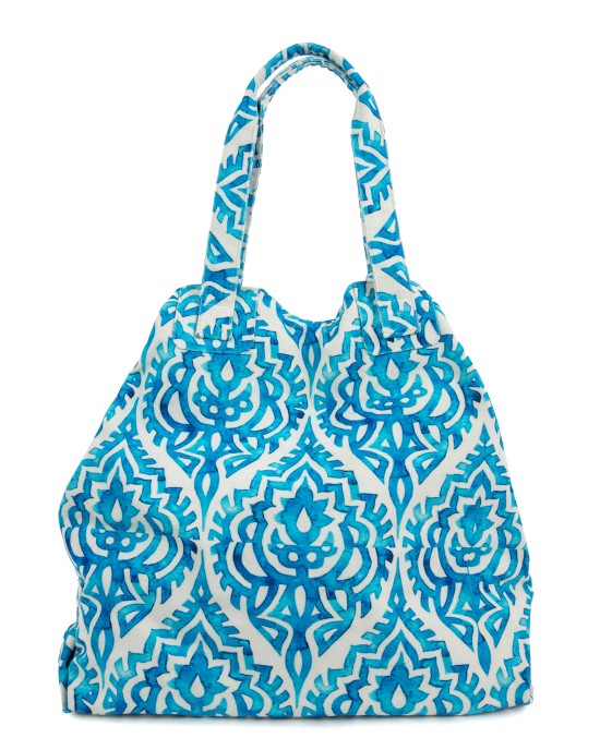 ΤΣΑΝΤΑ ΘΑΛΑΣΣΗΣ BLUE GOTHIC PRINT